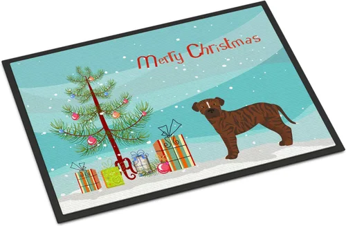 Miniatura 199 de Caroline's Treasures CK3799MAT Akita Shepherd - Tapete de árbol de Navidad de 18 x 27 pulgadas, tapete para puerta delantera, interior y exterior