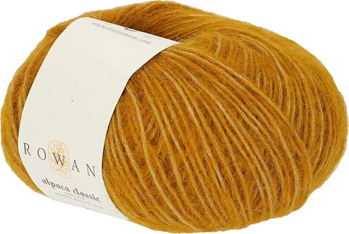 Rowan Alpaca Classic - Ovillo de lana de 131 yardas, 0.88 oz (114 - Golden Girl)