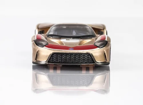 Miniatura 2 de AFX /Racemasters Ford GT Heritage #5 Gold AFX22061 HO Slot Racing Cars