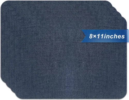 Miniatura 9 de Azobur Parches termoadhesivos de tela de nailon de 2.4 x 60 pulgadas, cinta adhesiva tenaz resistente al agua, parche para planchar para tienda