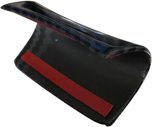 Miniatura 8 de Ruihe Funda de volante de color de fibra de carbono moldura apta para Hyundai Elantra, Santa Cruz, Tucson 2021-2025 diseño universal y accesorio