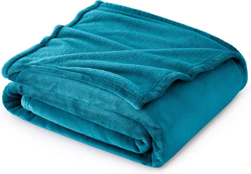 Miniatura 58 de Bedsure GentleSoft - Mantas de forro polar azul marino tamaño Queen - Manta de cama azul suave ligera afelpada difusa acogedora microfibra de lujo
