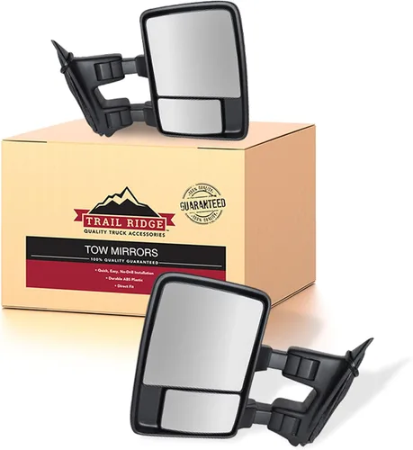 Miniatura 91 de Trail Ridge Juego de espejos de remolque de 2 piezas para el lado del conductor y del pasajero compatible con Ford F-150 FO1320479 FO1321479