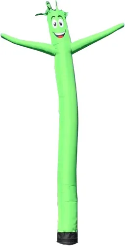 Miniatura 14 de Tubo inflable amarillo de 20 pies de alto para hombre, marioneta de baile y agitación, impulsada por aire, para exteriores