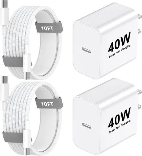 Miniatura 12 de [Certificado Apple MFi] Cargador de iPhone de carga rápida de 6 pies compatible con iPhone 14/13/12/11 Pro Max/Xs Max/XR/X, paquete de 2