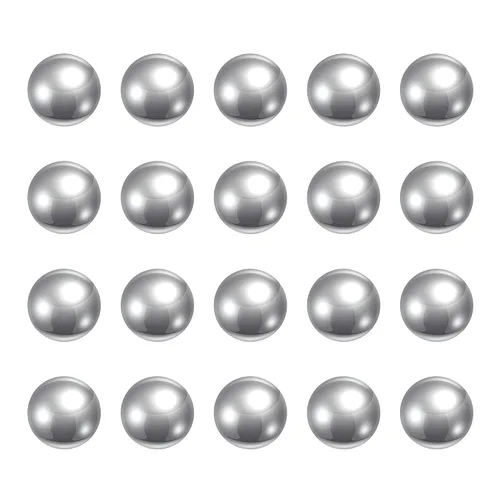 Miniatura 10 de uxcell 30 bolas de rodamiento de acero cromado de 0.079 in de precisión G5