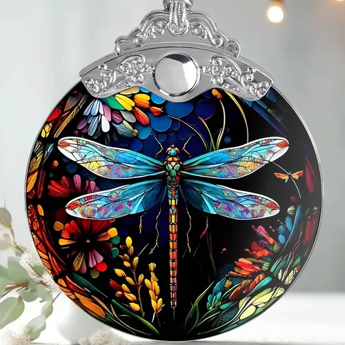 Miniatura 15 de Jocidea Adornos navideños de búho - Adornos festivos de vidrio manchado, adornos para árbol de Navidad, regalos de Navidad para amantes de los búhos