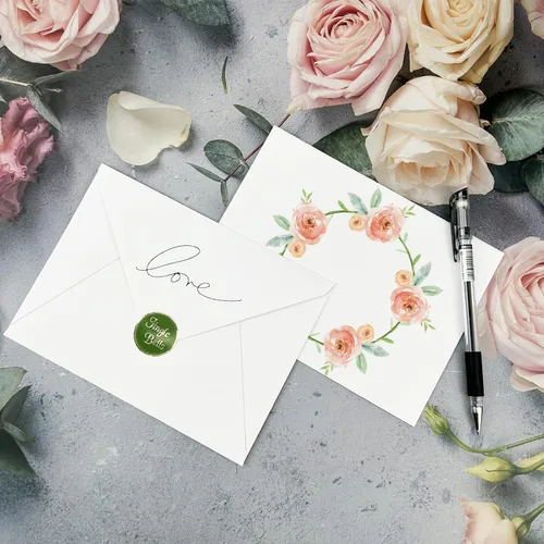 Miniatura 6 de Paquete de 200 sobres blancos A7 con solapa de 5 x 7 V, adecuados para fotos de 5 x 7, tarjetas, bodas, invitaciones, anuncios, regalos de bebé