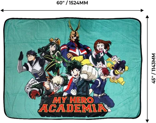Miniatura 3 de My Hero Academia Class 1-A - Manta de forro polar de 45 x 60 pulgadas