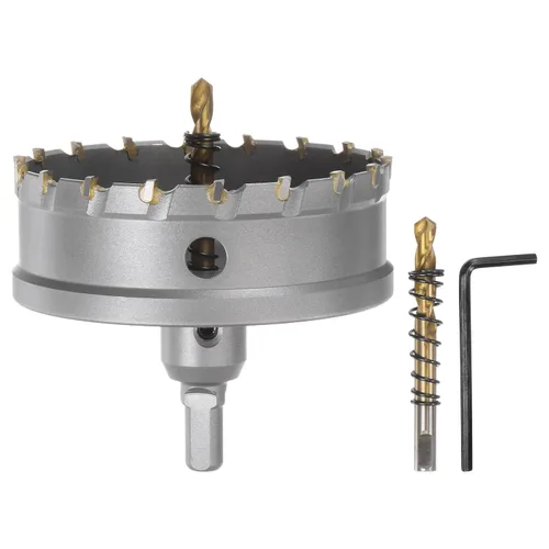 Miniatura 48 de HARFINGTON Cortador de carburo de sierra de agujero de metal de 0.472 in / 0.47 pulgadas de diámetro para acero inoxidable, metal, aleación