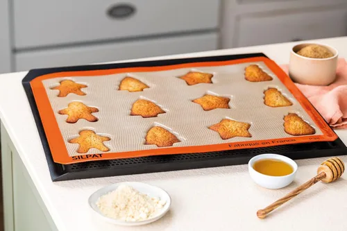 Miniatura 5 de Silpat Los moldes originales de Holiday Treats para hornear, 11 5/8 pulgadas x 15 3/4 pulgadas Caramelo y Naranja