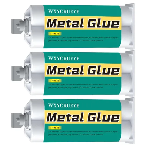 Miniatura 8 de Pegamento para Metal, Adhesivo de Epoxy Resistente al Agua para Reparación de Metales, Pegamento Aceitoso de Alta Resistencia para Soldadura