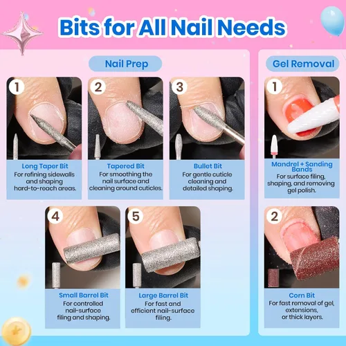 Miniatura 39 de Beetles - Kit de esmalte de uñas de gel con luz UV – 80 piezas de encantamiento de color, kit de uñas de gel de 55 colores con capa base de todo