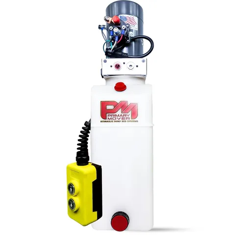Miniatura 12 de Bomba hidráulica KTI de 12 Vcc de efecto único de 4 cuartos para remolque de descarga - Unidad de potencia hidráulica - Bomba de remolque