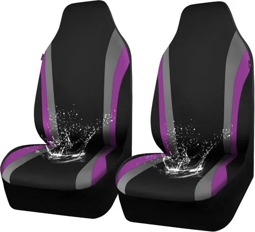 Miniatura 9 de CAR PASS AquaShield - Fundas de asiento de automóvil impermeables de neopreno solo para asientos delanteros, fundas de asiento de cubo de respaldo
