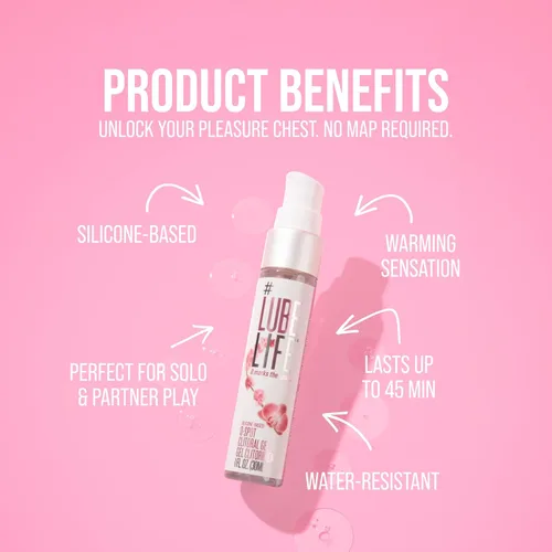 Miniatura 6 de LubeLife O-Spot - Gel de clítoris, estimulante a base de silicona de calentamiento de 1 onza para mujeres y parejas, gel estimulante intenso