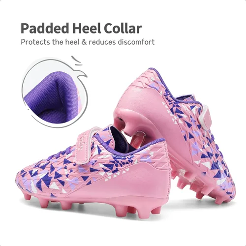 Miniatura 4 de DREAM PAIRS Zapatos de fútbol para niños y niñas, zapatos de fútbol para niños pequeñosniños grandes