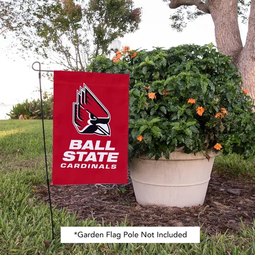 Miniatura 6 de Desert Cactus Bandera de jardín de la Universidad Estatal de Bola BSU Cardinals Ball U Banner 100% poliéster (diseño A)
