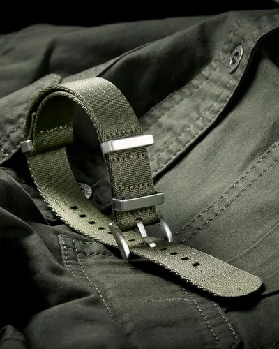 Miniatura 2 de Correas de reloj de repuesto de nailon balístico de alta calidad de NATO G10, con hebilla de acero inoxidable, para hombres y mujeres, 0.709