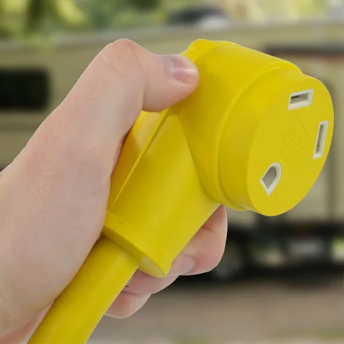 Miniatura 4 de Conntek 14315 adaptador de energía RV cola de cerdo de 50A Macho a 30A Hembra