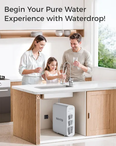 Miniatura 7 de Waterdrop Filtro G3-2CFCB, repuesto para sistema de ósmosis inversa Waterdrop G3-W, G3P600 y G3P800, paquete de 2 filtros G3-N1CF y 1 filtro