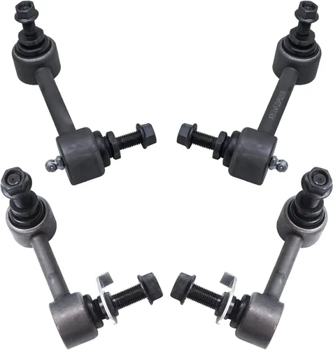 Miniatura 107 de Detroit Axle - 4 barras estabilizadoras AWD para Chrysler 300 2005-2019 Dodge Charger 2005-2008 2005-2008 Magnum Stabilizer Enlaces de extremo