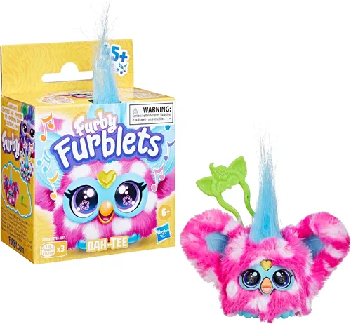 Miniatura 3 de Furby Furblets Dah-Tee Mini Friend, más de 45 sonidos, música country, solo habla furbish, juguetes de peluche electrónicos para niñas y niños