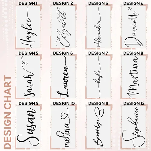 Miniatura 3 de Regalos individuales personalizados para mujer, vaso delgado personalizado de 20 onzas con pajita, regalo para ella 12 fuentes, 30 colores Vaso