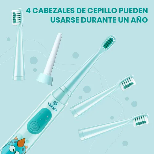 Miniatura 8 de Vekkia - Cepillos de dientes eléctricos para niños Azul