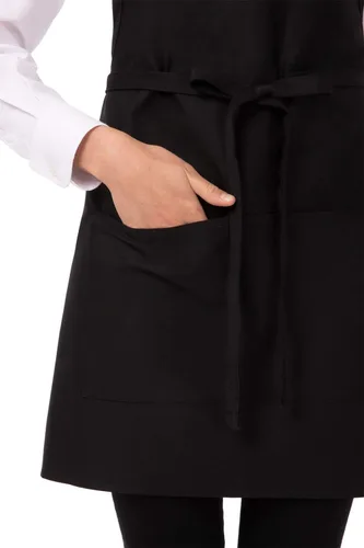 Miniatura 4 de Chef Works - Delantal unisex con cuello en V