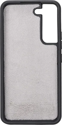 Miniatura 6 de Bayelon Funda compatible con Galaxy S22, cartera de cuero de grano completo para teléfono, funda desmontable con soporte, funda magnética abatible