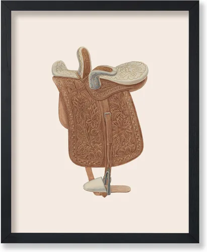 Miniatura 27 de Poster Master Póster vintage de cuero para silla de montar, estampado retro de vaquero, arte de silla de montar, diseño occidental, impresión