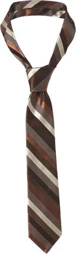 Miniatura 7 de Stacy Adams Conjunto de corbata a rayas de microfibra para hombre