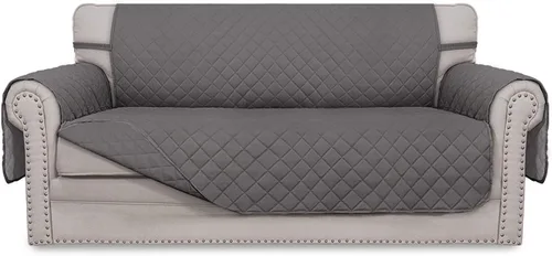 Miniatura 162 de Easy-Going - Funda para sofá, futón y sillón sin reposabrazos, reversible, resistente al agua, para mascotas y niños (azul oscuro/azul claro)