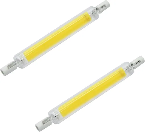 Bombilla LED R7S de 20 W (paquete de 2) 100 W, equivalente a halógeno, 6000 K, luz blanca diurna tipo J T3, luz de inundación de doble extremo,