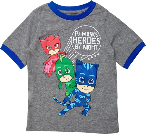 Miniatura 2 de PJ Masks Paquete de 3 camisetas para bebé con Catboy, Gekko y Owlette
