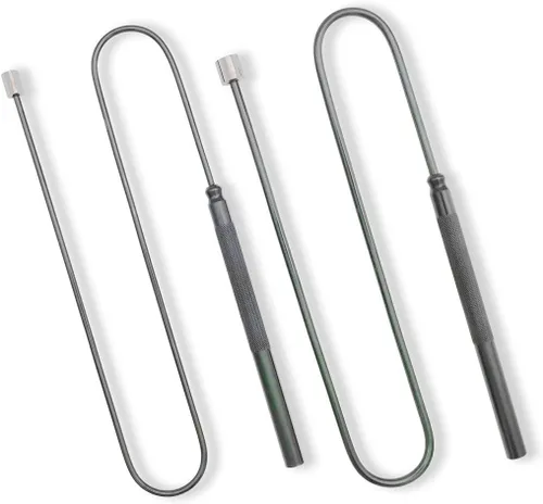 Miniatura 10 de VASTOOLS Juego de herramientas de recogida magnética flexible, 2 libras y 5 libras, extensión flexible de 25 pulgadas, recogida magnética