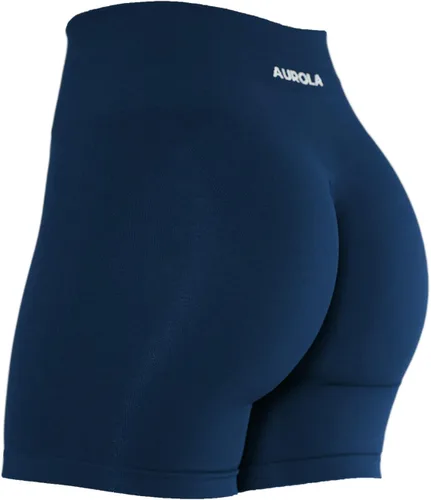 AUROLA Intensify - Pantalones cortos de entrenamiento para mujer, sin costuras, para gimnasio, yoga, correr, deporte, ejercicio activo, fitness