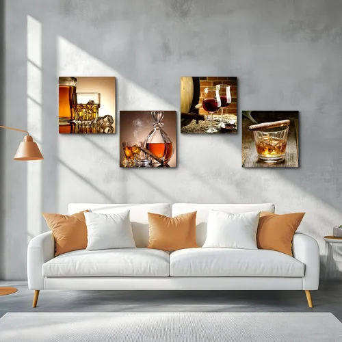 Miniatura 8 de hyidecorart Lienzo decorativo de pared para cocina, comedor, decoración de pared, bodegón, copa de vino, pintura de pared, listo para colgar