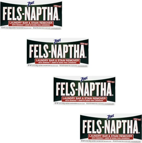 Miniatura 9 de Fels Naptha Barra de jabón y quitamanchas para ropa sucia, paquete de 2, 5.0 onzas por barra