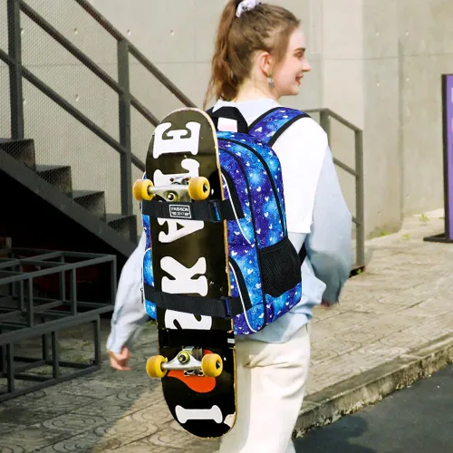 Miniatura 23 de Mochila para laptop, 16 pulgadas, bolsa escolar y bolsa de almuerzo, mochilas resistentes al agua para adolescentes, niñas, mujeres, estudiantes
