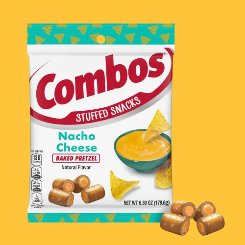 Miniatura 4 de COMBOS Cheese Snacks - Paquetes de bocadillos de queso nacho, aperitivo de galleta horneada, bolsa a granel de 6.3 onzas (paquete de 12)