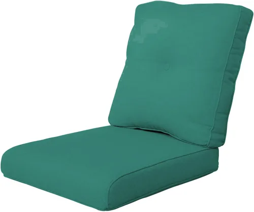 Miniatura 137 de Rilyson Cojines de patio para muebles de exterior, 22 x 24 pulgadas, respaldo alto y asiento profundo, cojín de exterior para sillas de patio, sofá