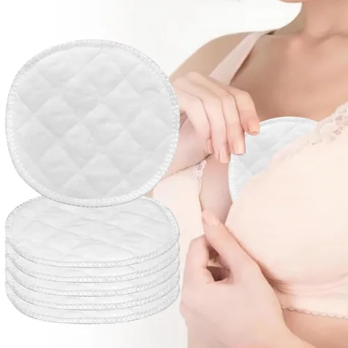 Almohadillas de lactancia, 6 unidades, almohadillas para el pecho ultra absorbentes, fórmula hipoalergénica envuelta individualmente, esenciales