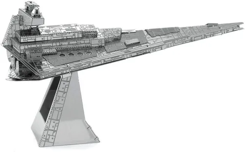 Miniatura 4 de Metal Earth Star Wars Imperial Star Destroyer 3D Kit de modelo de metal Fascinations