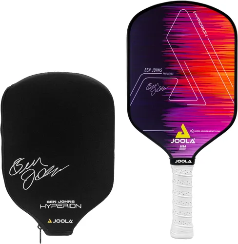 Miniatura 7 de JOOLA Ben Johns Hyperion Pickleball Paddle - Select Raw Carbon Surface or Carbon Abrasion Surface for Increased Power and Spin - Elongated Grip