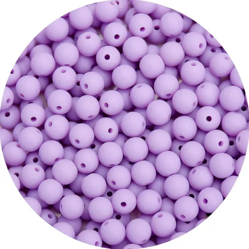 Miniatura 19 de BONNY BOXX 2000 piezas 4 mm cuentas redondas de acrílico de zafiro suave, bolas de plástico de chicle de burbujas, cuentas gruesas de bolas