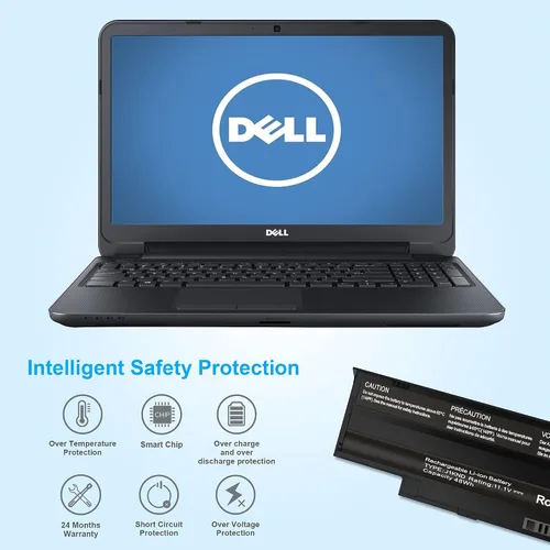 Miniatura 5 de SLE-TECH J1KND - Batería de repuesto para Dell Inspiron 13R 14R 15R 17R N3010 N4010 N4110 N5010 N7010 N5050 N5040 1540 4T7JN P20G 3750 3550 3420 M5