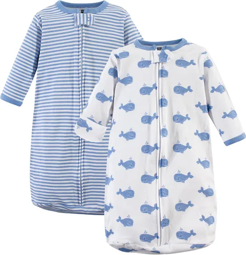 Miniatura 4 de Hudson Baby Saco de dormir unisex de algodón con manga larga para bebé, saco, manta Toile