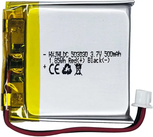 DC 3.7V 500mAh 503030 Batería recargable de polímero de litio, adecuada para productos electrónicos de bricolaje 3.7-5V con reemplazo de batería de